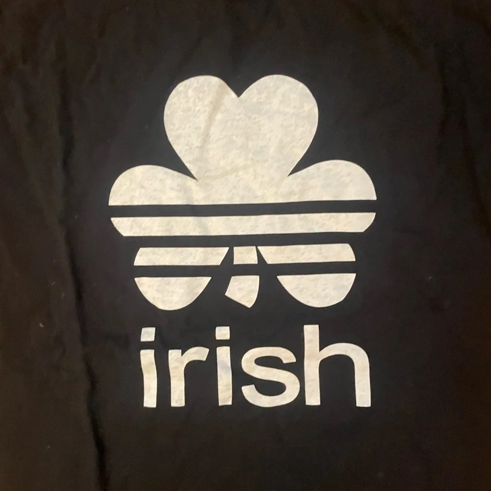 Gildan Irish Large Tee Shirt Black